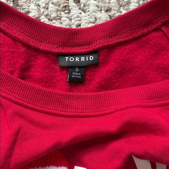 Torrid Red Graphic Sweatshirt - Picture 3 of 4
